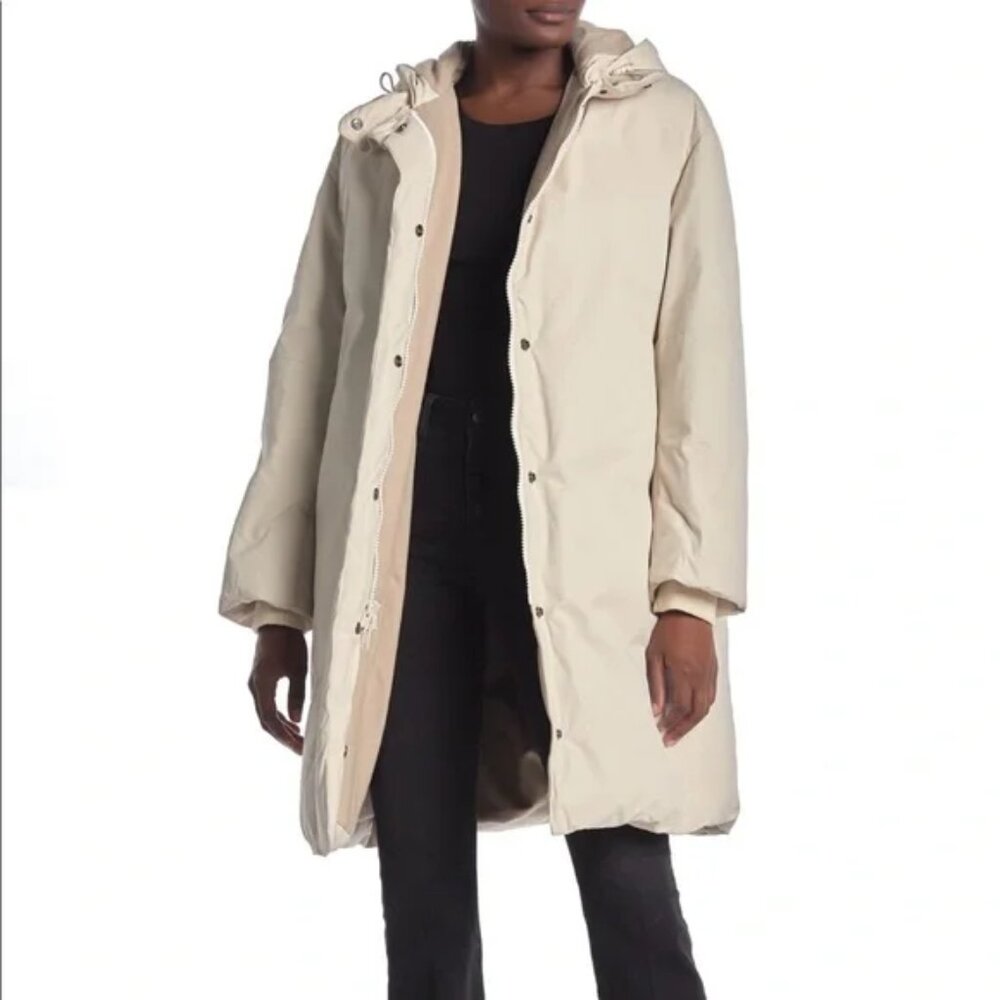 Vince Longline Down Puffer Coat